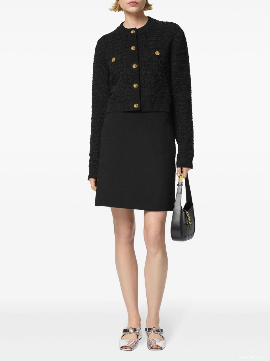 Affordable jacket Women boucle Versace tweed 0728
